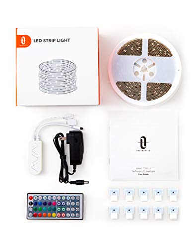 image for TaoTronics LED Strip Lights, Waterproof 16.4ft x2 RGB Rope Lights, WiF