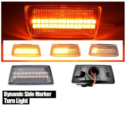 Luz LED de posición lateral dinámica Opel Astra H Insignia A Crystal white 4