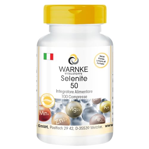 Warnke Vitalstoffe Selenio 50 mcg - 100 Compresse