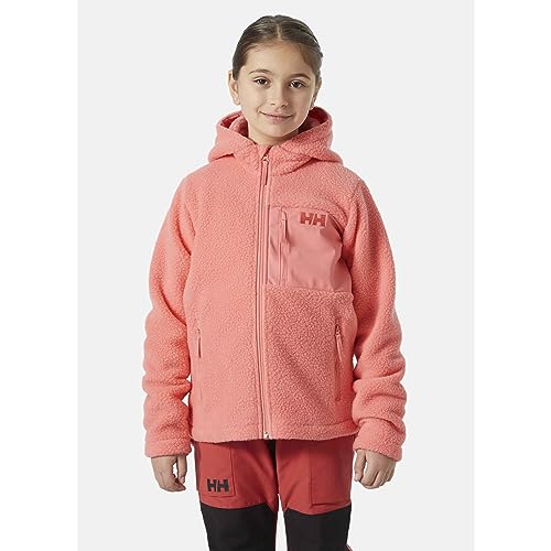 Helly-Hansen Unisex Kid's Champ Pile Jacket, 066 Coral Almond, 143