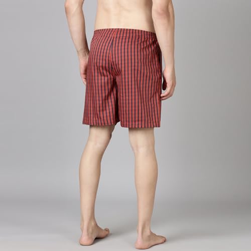 Image of Levi's 024 Boxer Shorts for Men | 100% Poplin Cotton | Checked Men's Boxers | Durable & Breathable | Smooth Hand-Feel | Inner Elastic Waistband | Functional Fly | Relaxed Leg Opening | Pack of 1