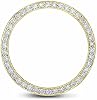 Ewatchparts 2CT Bisel de Diamante Natural con Cuentas 14KY para Rolex DATEJUST Reloj 16248 16253 16263 2