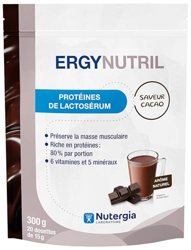 Nutergia Ergynutril Protéines de lactosérum cacao - 300g