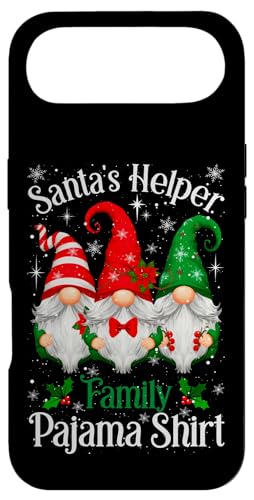 Carcasa para iPhone Air Pijama Familiar de ayudante de Papá Noel: Pijama de gnomos