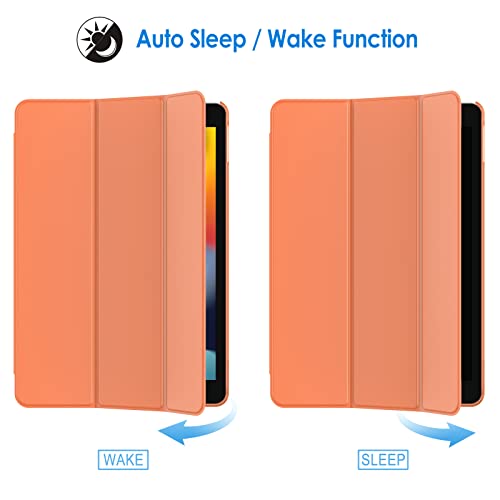 Image of JETech Case for iPad 10.2-Inch (2021 /2020 /2019 Model, 9 /8 /7 Generation), Auto Wake /Sleep Cover (Papaya)