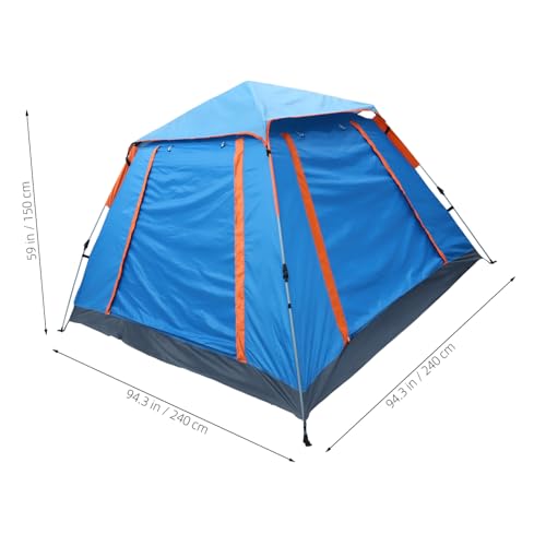 Carpa Familiar Pop Up de Camping con Suelo Azul miniatura 2