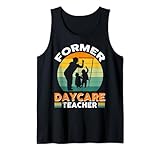 Ehemalige Kindergartenlehrerin Silhouette Retro Tank Top
