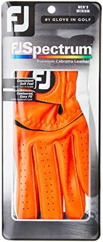 Footjoy FJ Spectrum - Golf Gloves for Left Hand Color: Orange Size: XL