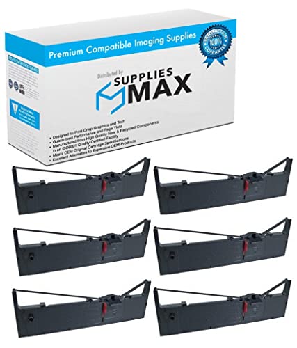 Cintas de impresora compatibles FX-980 negras 6/paquete miniatura 1
