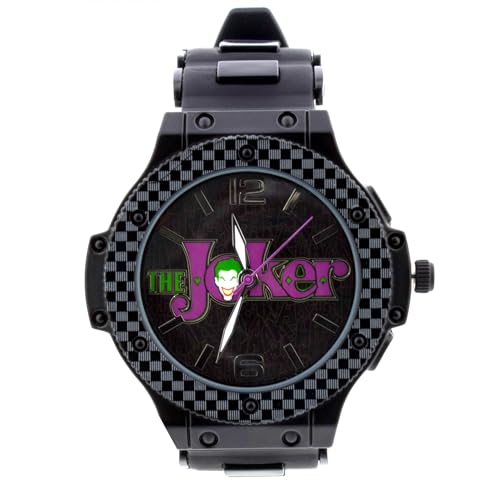 Montre Homme Accutime Joker Purple, idée cadeau idéale pour fan de l'univers de Batman