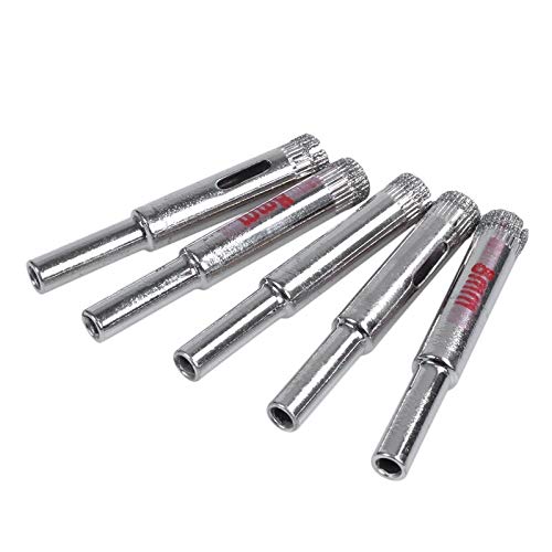 Brocas de núcleo de diamante 8 mm, 20 piezas, para porcelana y vidrio miniatura 1