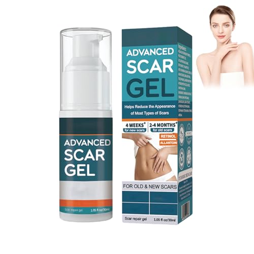 Wonsters Gel de silicona para cicatrices de 30 ml, crema para cicatrices, gel para el cuidado de,crema calmante para el cuidado de la piel cream（28）