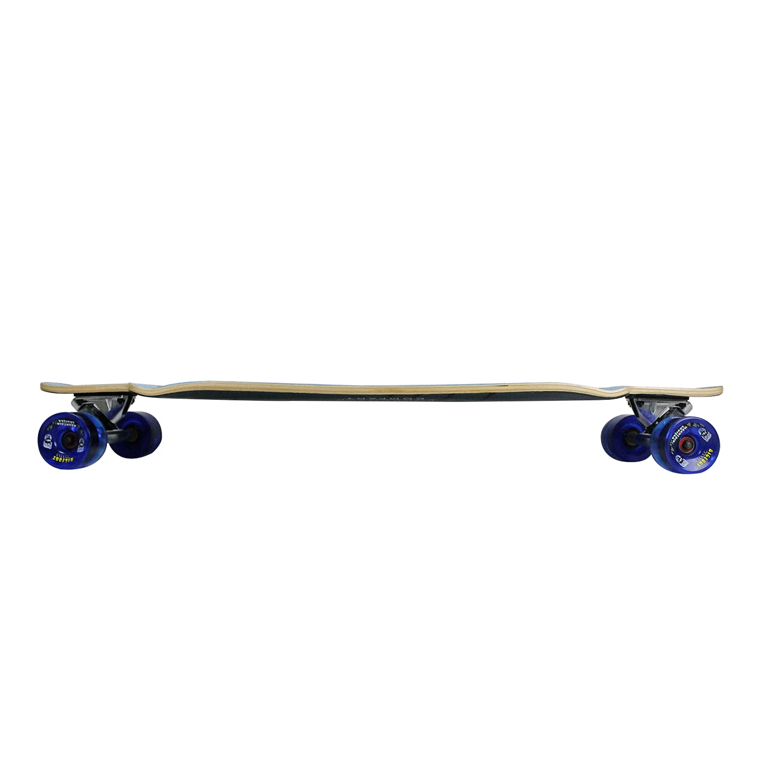 Paradise Longboard Drop Down Complete Cruiser Skateboard, Stormy Beach, 10