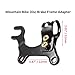 Qjaiune 0.87 Inch / 22mm Mountain Bike Disc Brake Frame Adapter Mounting Holder, Bicycle Disc Brake Conversion Brackets Suitable for BMX MTB