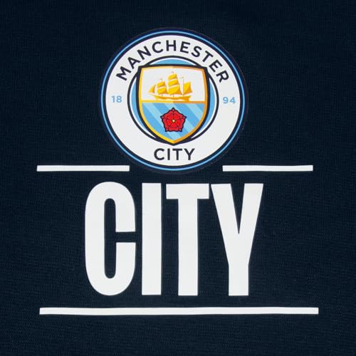Manchester City FC Official Soccer Gift Boys Fleece Zip Hoody3