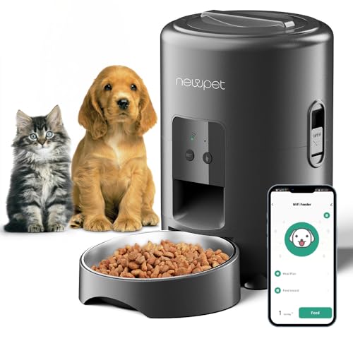 Alimentador Automático Pet, 2L Comedouro para Caes Fácil Comedour...
