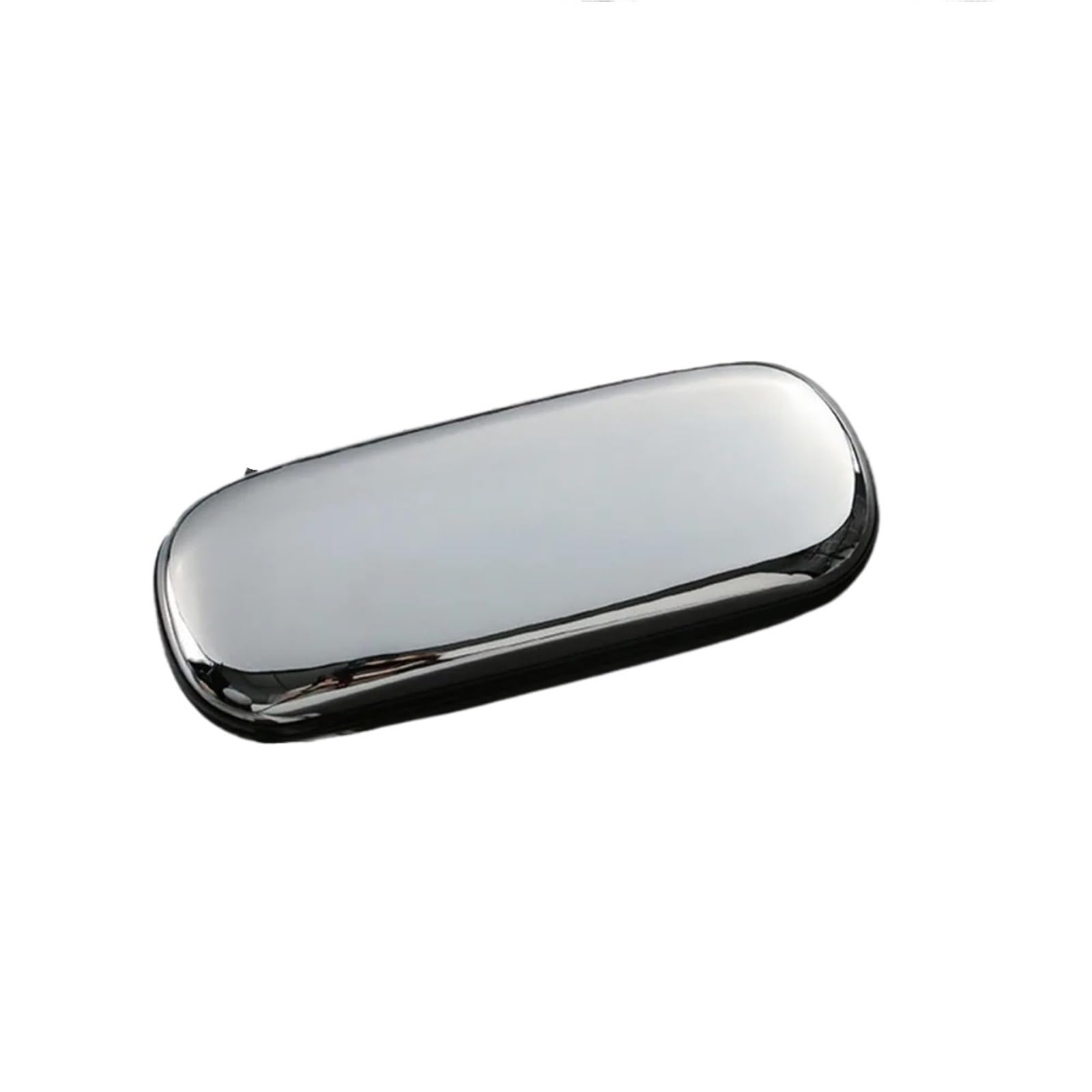 Brillenetuis 2 stücke Tragbare Metall Hard Shell Spektakel Box Box Brillenetui Brillenetui Brillenetui for Frauen(Silver)