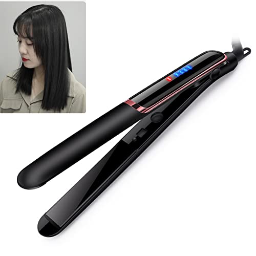 Plancha para el cabello y rizador 2 en 1 Semme, con placas de cerámica y tecnología PTC, calentamiento rápido en 10 segundos, herramienta de peinado profesional para mujeres, uso en casa o dormitorio, fabricada en aleación y plástico miniatura 2