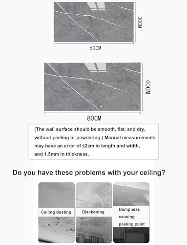 Baldosas de techo autoadhesivas impermeables y paneles de pared cocina 8