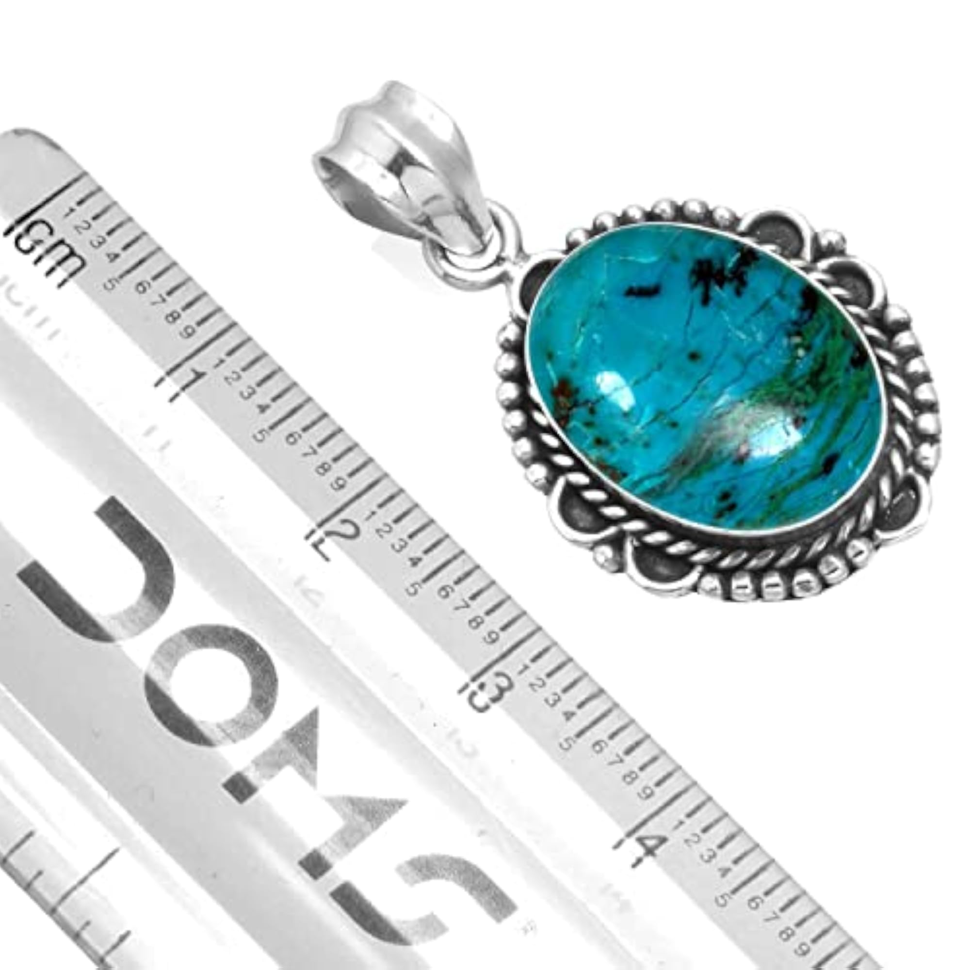 Women's 925 Sterling Silver Statement Pendant, 12x16 Oval Gemstone