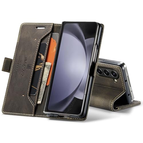 Konstreet Samsung Galaxy Z Fold 7�p �E�H���b�g�P�[�X ��v�ȃ��U�[�� �J�[�h�z���_�[�ƃL���b�V���X���b�g�t�� FRID�u���b�L���O�@�\ �}�O�l�b�g���X�^���h Galaxy Z Fold 7�p�E�H���b�g�P�[�XGalaxy Z