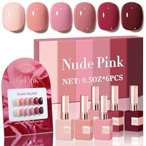 Double Rhythm 6 Pcs 15 ML Gel Polish Set...