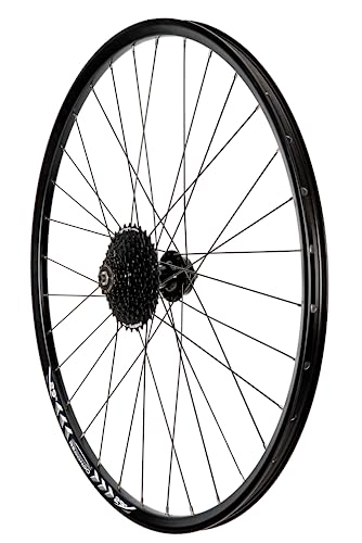 REDONDO 29 Zoll Hinterrad Laufrad Hohlkammer Felge Schwarz Disc + 7- Fach...