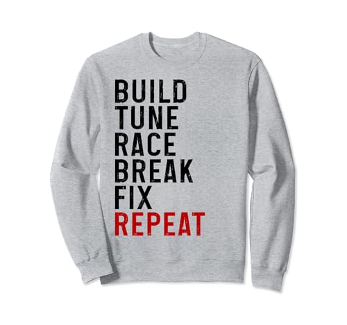 Construir Tune Break Racing Coche de carreras Go Kart Racer Drag Racing Sudadera