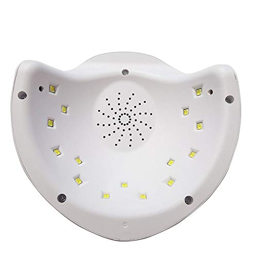 LED/UV Lichthärtungsgerät Weiss zum aushärten von UV LED Gelnagellacke mit Lichtschranke,Sensor 24 Watt – Bild 3