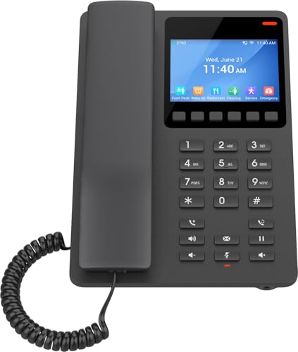 Téléphone IP Grandstream GHP631W Wi-Fi pour des chambres d'hôtes accueillantes