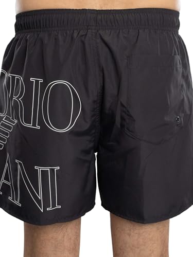 Emporio Armani Men's Solid Bold Logo 4" Swim Trunk4
