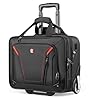 star cloud Rigid Frame Rolling Laptop Bag 18"×14"×8", Water-Resistant Rolling Briefcase with Wheels, Business Travel Computer Bag, Underseat Carry on Luggage for Men & Women