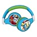LEXiBOOK, The Smurfs, 2-in-1 Bluetooth & Wired Headphones with Microphone and Control Buttons, Foldable and Adjustable, Long-Lasting Rechargeable Battery, Blue/Green, HPBT010SF