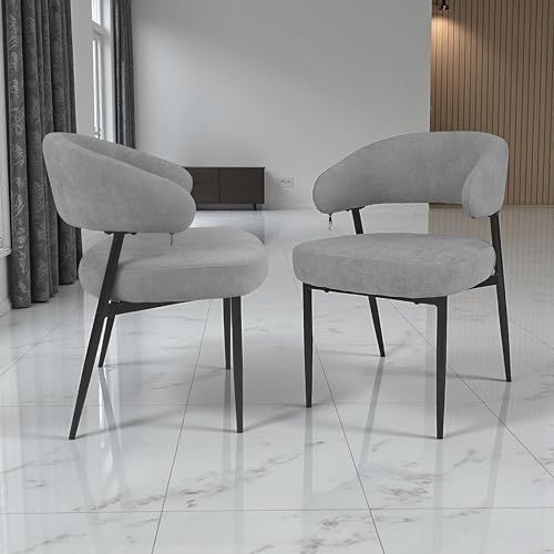 Image of The Attic Urban Crown 6 Chair Dining Set,Light Grey,Titanium, Rose Gold & Cream,160Cms