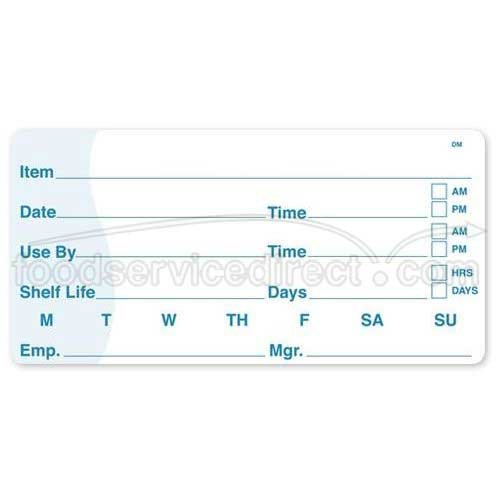 DissolveMark 2 in x 4 in Use By/Shelf Life Label by DayMark – Model 110084