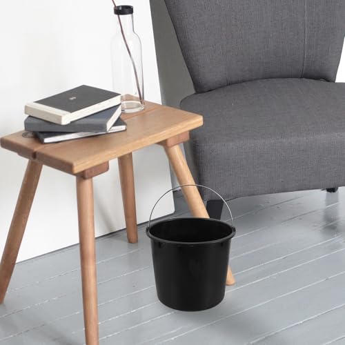 Cubo interior para basura Operitacx de plástico de 8 l con asa miniatura 7