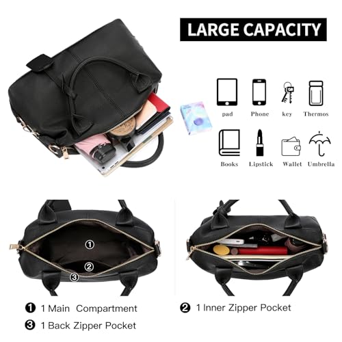 Bolso tote Falan para mujer en cuero vegano miniatura 3