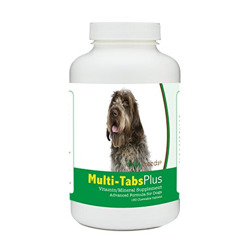 Healthy Breeds Wirehaired Pointing Griffon Multi-Tabs Plus Chewable Tablets - The Vitamins & Minerals Your Dog Needs to Support Better Health from The Inside Out - 180 Count