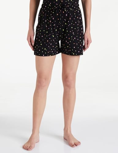 Image of Amazon Brand - Symbol Women's Cotton T-Shirt and Shorts Night Suit | Two Piece Set | Regular Fit (Available in Plus Sizes)