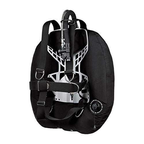 xdeep NX Project Double Tanks Scuba Diving BCD (L, Stainless Steel)