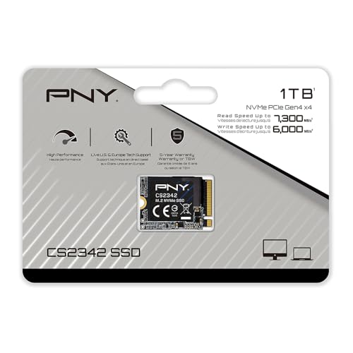 CS2342 M.2 2230 1TB NVMe Gen4 x4 SSD - fino a 7.300 MB/s in lettura e 6.000 MB/s in scrittura - M230CS2342-1TB-TB - Hdd - Immagine 6