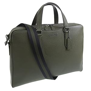 Coach C8174 Men’s Outlet Business Bag, 2-Way, Shoulder Bag, A4 Storage, Leather, Briefcase