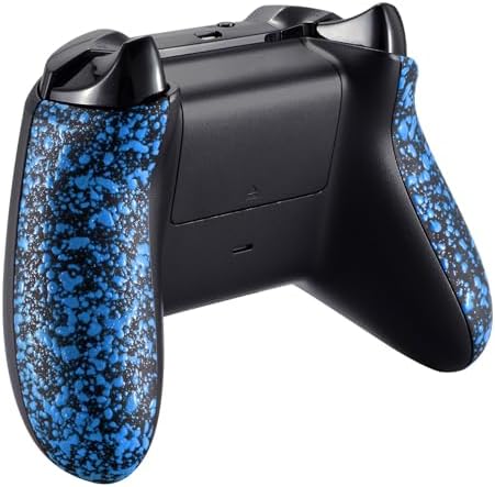 eXtremeRate Replacement Controller Left Right Grips for Xbox One Controller (Model 1708), Textured Blue Back Panels Side Rails Handles for Xbox One X & S Controller - Console Without — 사진 5