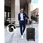 Carry On Luggage 22x14x9 Airline Approved, 22-Inch Suitcases with Spinner Wheels, Softside Carry-on Luggage with TSA Lock for Men Women Business Trip, Lightweight Large Capacity Luggage for Travel - Image 2