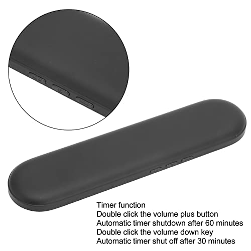 Miniatura 5 de Pusokei Altavoz De Almohada, Altavoz De Conducción Ósea Con Función De Temporizador Y Graves Estéreo, Altavoz Para Dormir Para Sonidos De Sueño, Meditación, Auriculares Bluetooth Para Dormir Negro