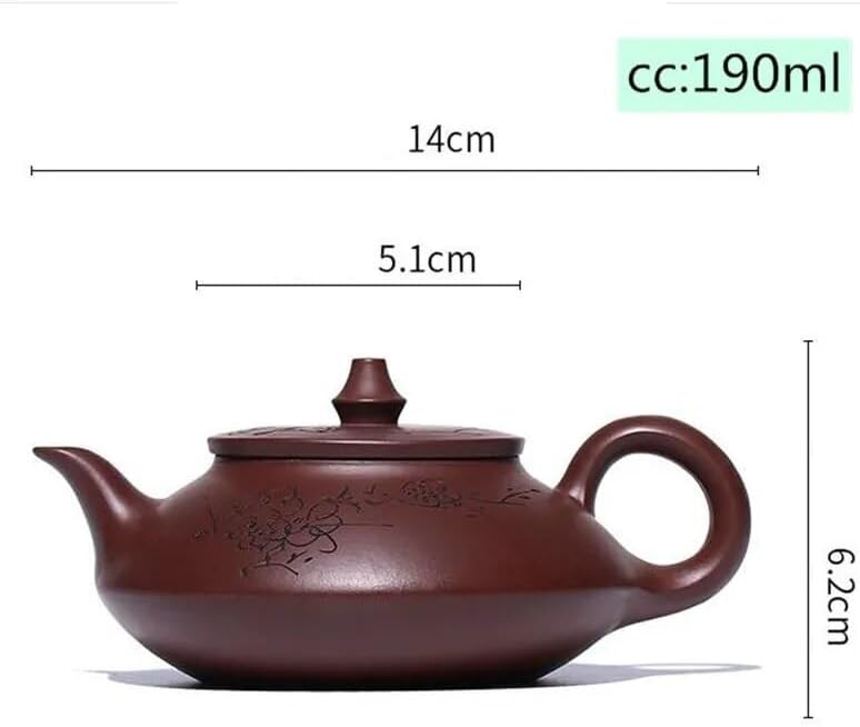 Ceramic Pot Chinese Purple Clay Teapot Portable Outdoor Tea Set Purple Clay Teapot Tea Set Coffee Pot Household Retro Tea Set Chinese Tea Ceremony Accessories 1