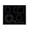 AEG HK654070FB Autonome kookplaat, stralingsverwarmd, schuifbediening, 60 cm, facetdesign, 4 kookzones, braadzone, kinderbeveiliging