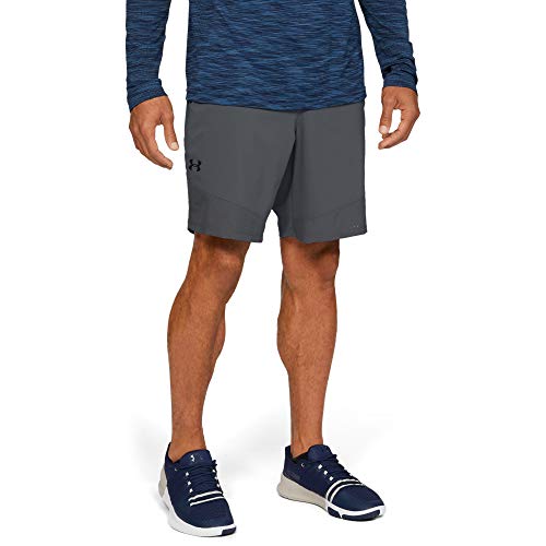 Under Armour Men's Vanish Woven Shorts , Pitch Gray (012)/Black , Medium