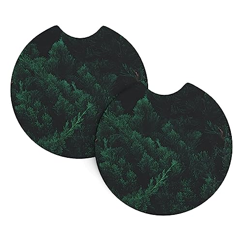 Portavasos para coche forest green 2 piezas negro miniatura 1