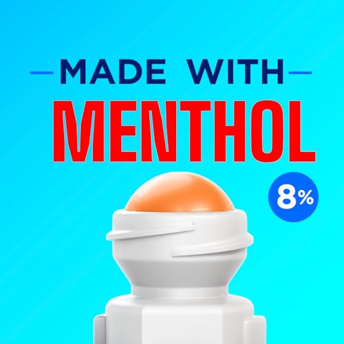 Image of Icy Hot Original Revive & Recovery Relief Roll-On, Energizing Citrus, 2 oz. | No-mess applicator, fast-acting pain relief with menthol 8%, help backaches, neck, shoulder, knee, elbow, ankle and leg pain